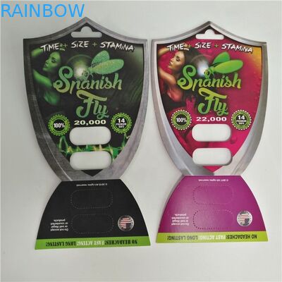 Sex Pill Blister Card Packaging Spanish Fly 2000 Male Enhancement Pills Packing