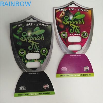 Sex Pill Blister Card Packaging Spanish Fly 2000 Male Enhancement Pills Packing