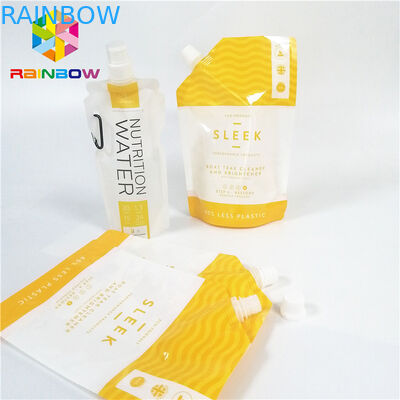 Leak Proof Spout Pouch Kemasan Glossy Surface Liquid Drink Juice Nylon Bag Laminated