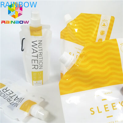 Kemasan Minuman Liquid Juice Spout Pouch Anti Bocor Bukti Laminated Untuk Minuman