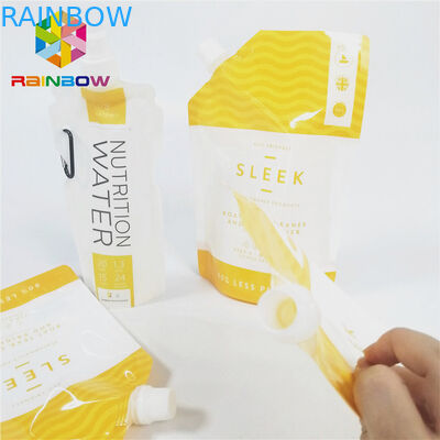 Kemasan Minuman Liquid Juice Spout Pouch Anti Bocor Bukti Laminated Untuk Minuman