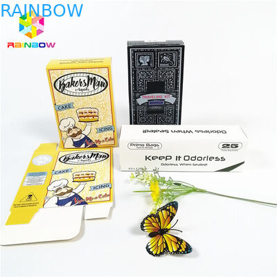 Mengkilap mengkilap hot stamping OEM merek logo dicetak kotak kertas, Hadiah kosmetik, Kemasan kotak kartu bulu mata