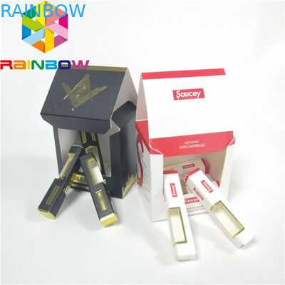 Kustom Baru Karton Kraft Kertas Kotak Kosmetik Mewah 30 ml Botol Penetes Minyak Parfum Kotak Kemasan