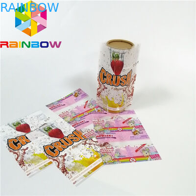 Pencetakan Kustom Menyusut Lengan Label Plastik PET / PVC Bahan Permukaan Laminasi Mengkilap