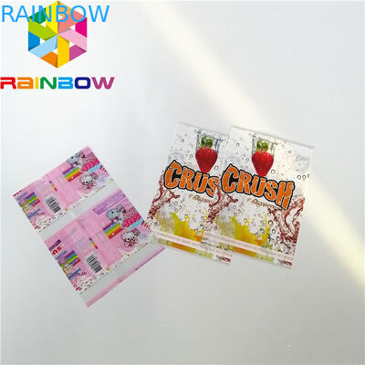 Pencetakan Kustom Menyusut Lengan Label Plastik PET / PVC Bahan Permukaan Laminasi Mengkilap