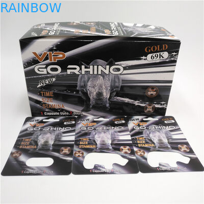 Go Rhino 3D Card Male Enhancement Pills Packing, Sex Pill Capsule Packing Daur Ulang