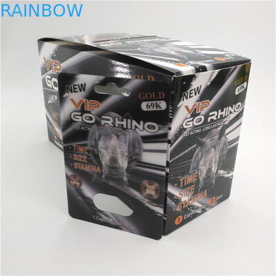 Go Rhino 3D Card Male Enhancement Pills Packing, Sex Pill Capsule Packing Daur Ulang
