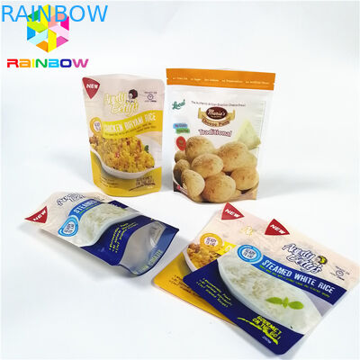 Kemasan Kantong Plastik Retort Tahan Panas Kemasan Logo Kustom Laminated Dicetak