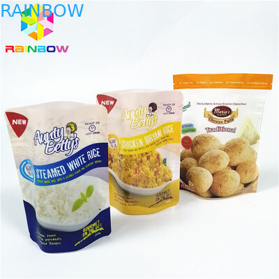 Kemasan Kantong Plastik Retort Tahan Panas Kemasan Logo Kustom Laminated Dicetak