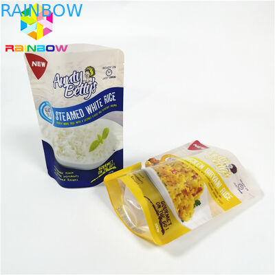 High Temp Vacuum Storage Bag Transparan Retort Pouch Untuk Kemasan Saus Kukus