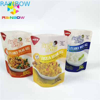 High Temp Vacuum Storage Bag Transparan Retort Pouch Untuk Kemasan Saus Kukus