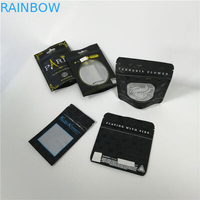 Kantong plastik yang dapat ditutup kembali, Permen Gummy Bear, Kemasan Cbd Weed Hemp 7g 28g