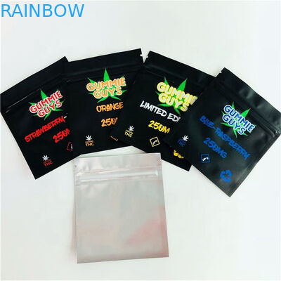 Smell Proof Herbal Incense Packaging Mylar Foil Pouches 1 / 4oz 1 / 2oz 1oz