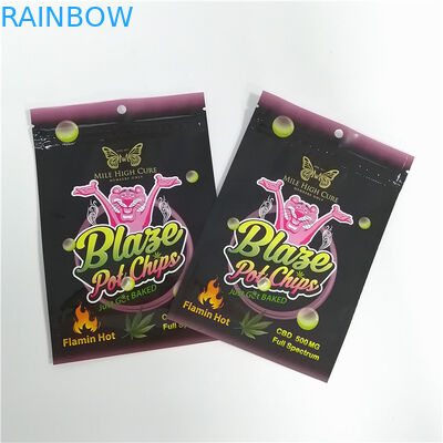 Matte Finished Ziplock Kantong Plastik Laminated Stand Up Zipper Banana Chips Kemasan