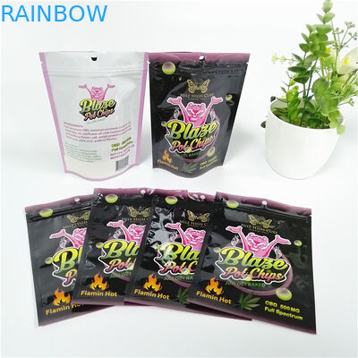 Rotogravure Printing Aluminium Foil Packaging Mylar Pre Roll Barrier Bags Untuk Paket Makanan