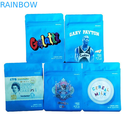 Plastik Anak Tahan Stand Up Pouch Biodegradable Bunga Kemasan Tas Ukuran 3,5g