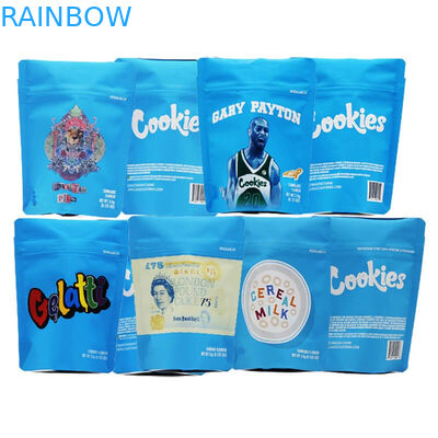 Plastik Anak Tahan Stand Up Pouch Biodegradable Bunga Kemasan Tas Ukuran 3,5g