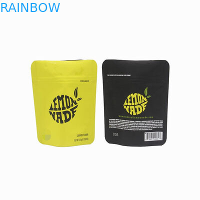 Cookies California Mylar Kemasan Herbal Dupa Biodegradable Dengan Logo Perusahaan Kustom