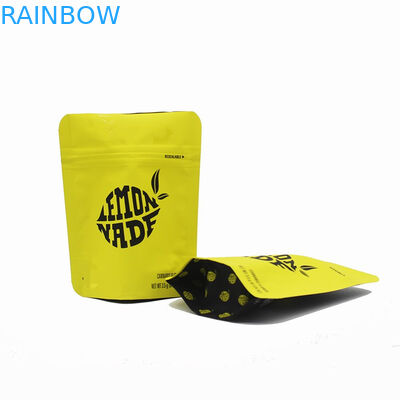 Cookies California Mylar Kemasan Herbal Dupa Biodegradable Dengan Logo Perusahaan Kustom