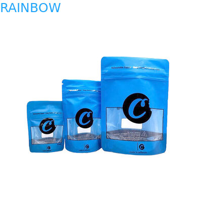 Cookies California Mylar Kemasan Herbal Dupa Biodegradable Dengan Logo Perusahaan Kustom