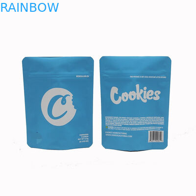 CBD Runtz Cookies Dapat Dipulihkan Kembali Ziplock Packaging Mylar Pouch Bag MOPP / VMPET / PE Material