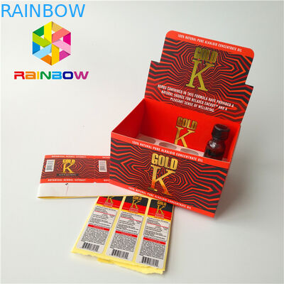 CMYK Color Packaging Paper Box Iklan E Liquid Karton Counter Top Display