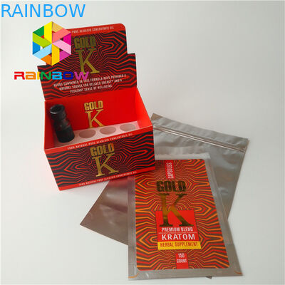 CMYK Color Packaging Paper Box Iklan E Liquid Karton Counter Top Display