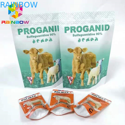 Rotogravure Printing Foil Pouch Packaging Cetak Kustom Kantong Makanan Hewan Laminasi