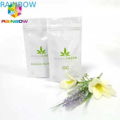 Kemasan Kantong Teh Pagi, Glossy Customized Stand Up Pouches, Bersertifikat FDA