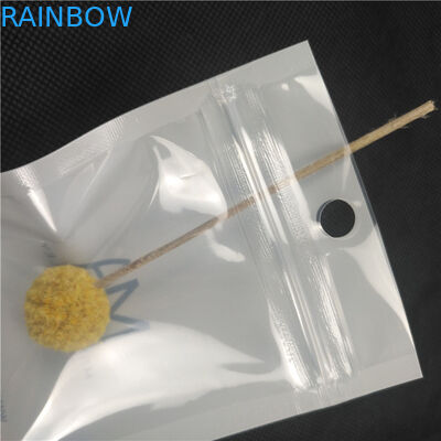 Teks Hitam Dicetak Perhiasan Packing Kantong Latar Belakang Putih Untuk Paket Gelang Earings