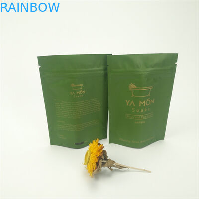 Aluminium Foil Bawah Gusset Bags Anti Bocor Pencetakan Logo Ziplock Packaging