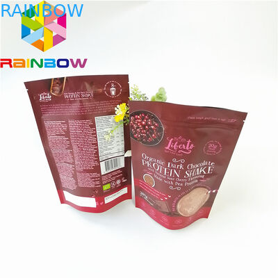 Buah Kering Mike Powder Permen Foil Kantung Kemasan Panas Segel Zip Lock Gravure Printing