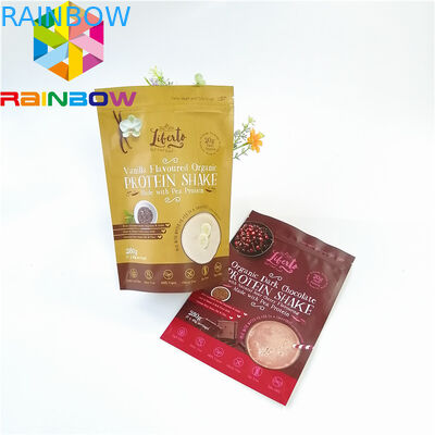 Buah Kering Mike Powder Permen Foil Kantung Kemasan Panas Segel Zip Lock Gravure Printing