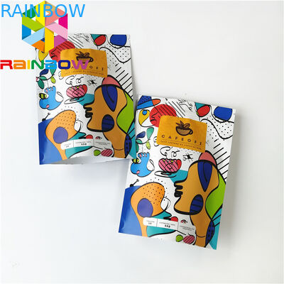 Digital Printing Stand Up Foil Packaging Bags Bahan Laminate Logo Disesuaikan