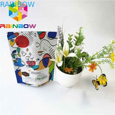 Bau Aluminium Foil Kantong Kemasan Mylar Plastik Kunci Zip Untuk Kopi