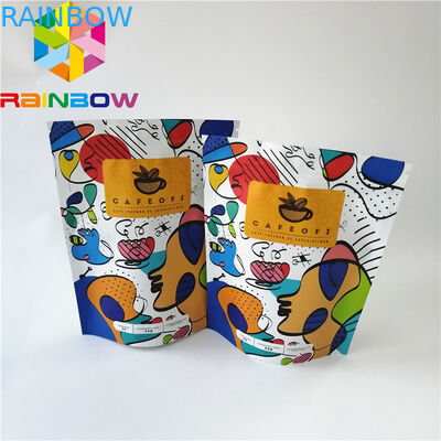 Daur Ulang Plastik Aluminium Foil Bags Digital Printing Kue Dessert Tea Coffee Packing