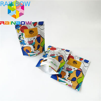Daur Ulang Plastik Aluminium Foil Bags Digital Printing Kue Dessert Tea Coffee Packing