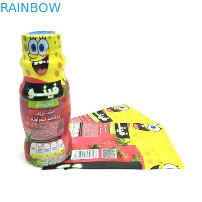 Botol Air Plastik Label Panas Menyusut Lengan, Digital Menyusut Lengan Pencetakan