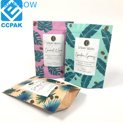 Aluminium Foil Snack Bag Kemasan Coffee Paper Bags Matt Finish Surface Untuk Teh