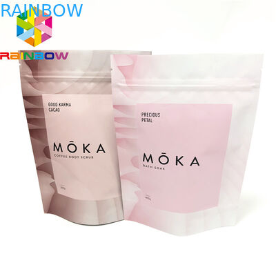 Matt Finish Cbd Bath Salt Kantong Plastik Kemasan Aluminium Foil Ditutup Kembali Untuk Makanan