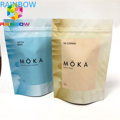 Kemasan Kantong Plastik Ringan, Tas Stand Up Food Grade Untuk Cbd Body Scrub