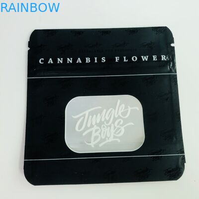Pencetakan Gravnre Dupa Herbal Kemasan CBD Gummies Baggies Seksual Sachet Untuk Bunga Herbal