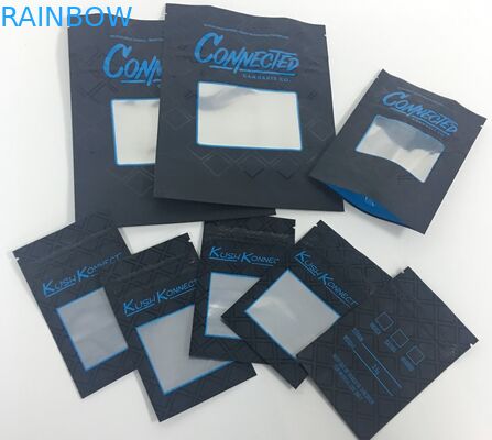 Digital Printing Kedap Udara Zip Lock Bags Aluminium Foil CBD Gummy Kantung Kecil