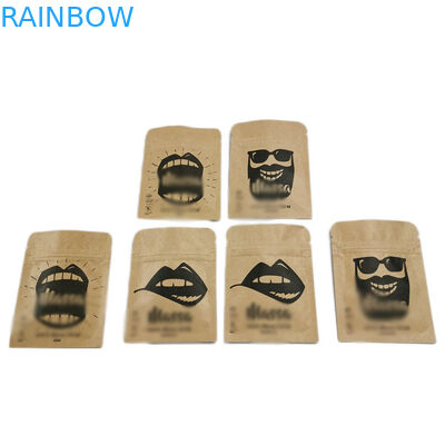 Reusable 3 Side Sealed Tea Bags Packaging Peanut Powder Pouch For Pill Medication
