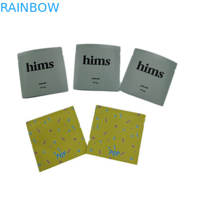 3 Sisi Panas Segel Kantong Plastik Kemasan Mini Kantong Tas Bulu Mata Paket Disesuaikan