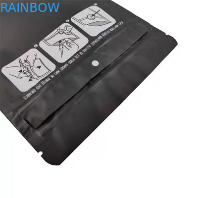 Kantong Plastik Mylar Kemasan Disesuaikan Foil Pengaman Ziplock Kantong Plastik