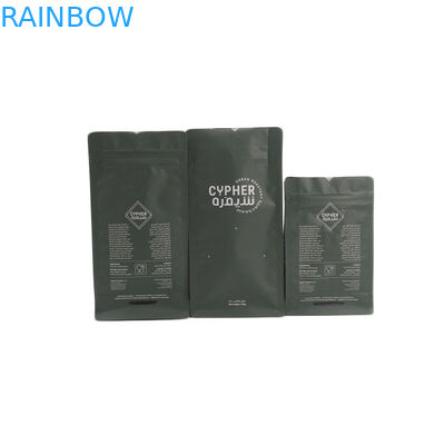 Ukuran Standar Tas Buhul Bawah E Ritsleting Alumnium Foil Mylar Bukti Bau Food Grade