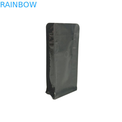 Double Ziplock Mylar Bottom Gusset Bags Biodegradeble Kemasan Plastik Dengan Katup