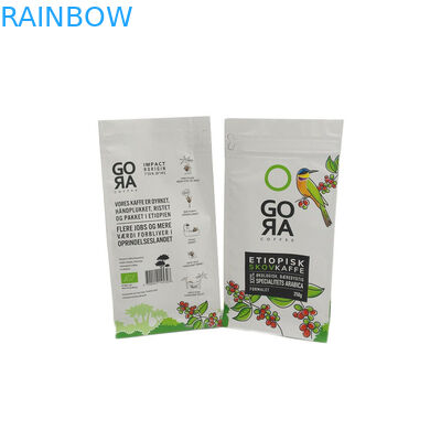 Ziplock Makanan Kemasan Plastik Biodegradable Plastik E Zipper Datar Bawah Kopi Kemasan
