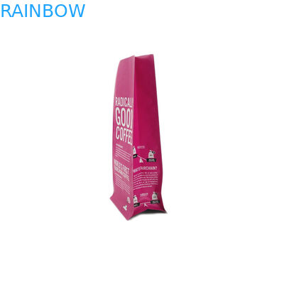 Ziplock Makanan Kemasan Plastik Biodegradable Plastik E Zipper Datar Bawah Kopi Kemasan